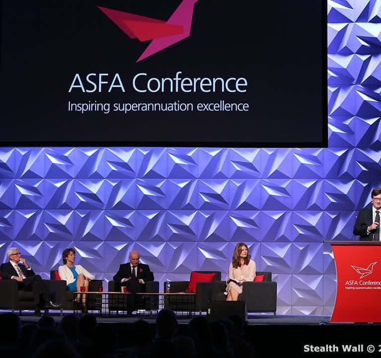 Modular Wall Panels - ASFA Conference Stage Backdrop - Modular Backdrops