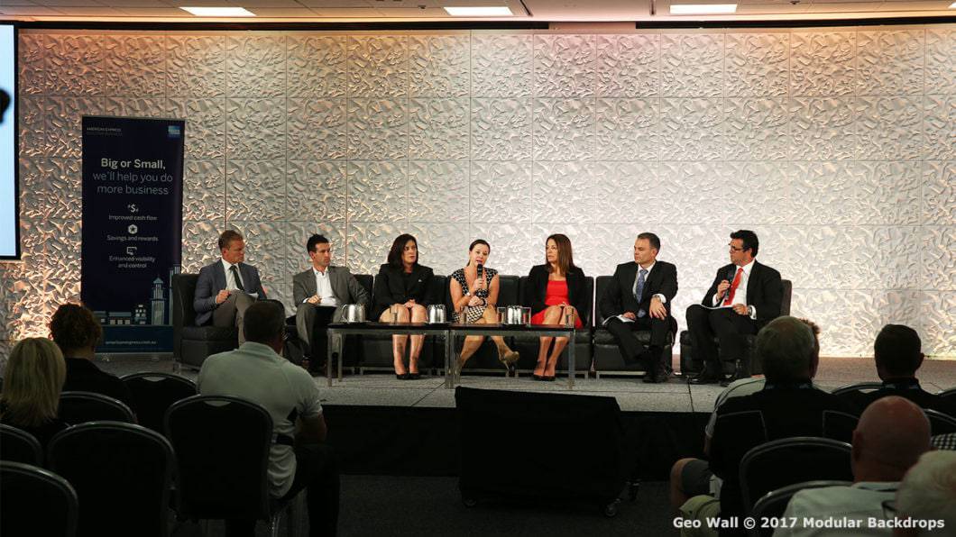 Conference Stage Backdrops - Modular Backdrops