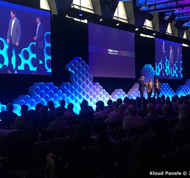 Kloud Modular Backdrops with blue lighting AV1